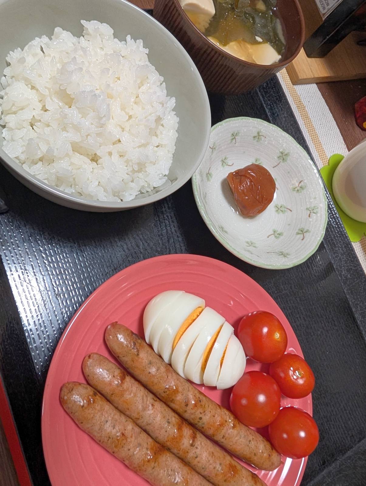 本日の朝食兼昼食