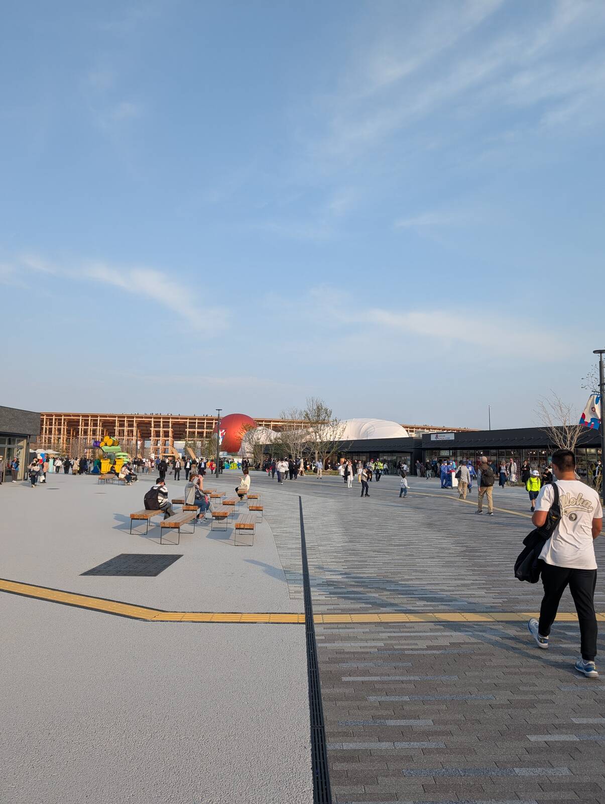 会場入場