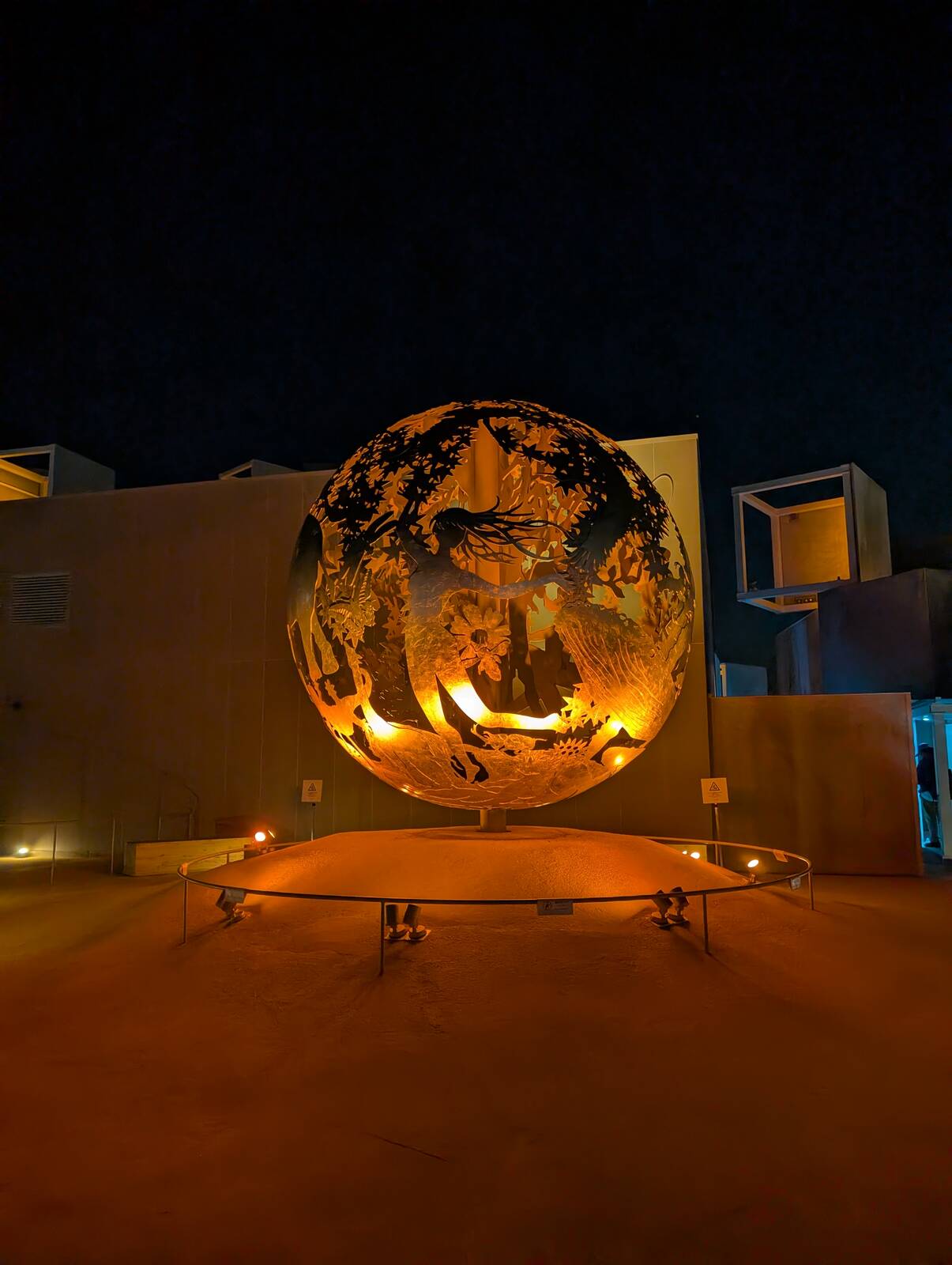 夜の展示