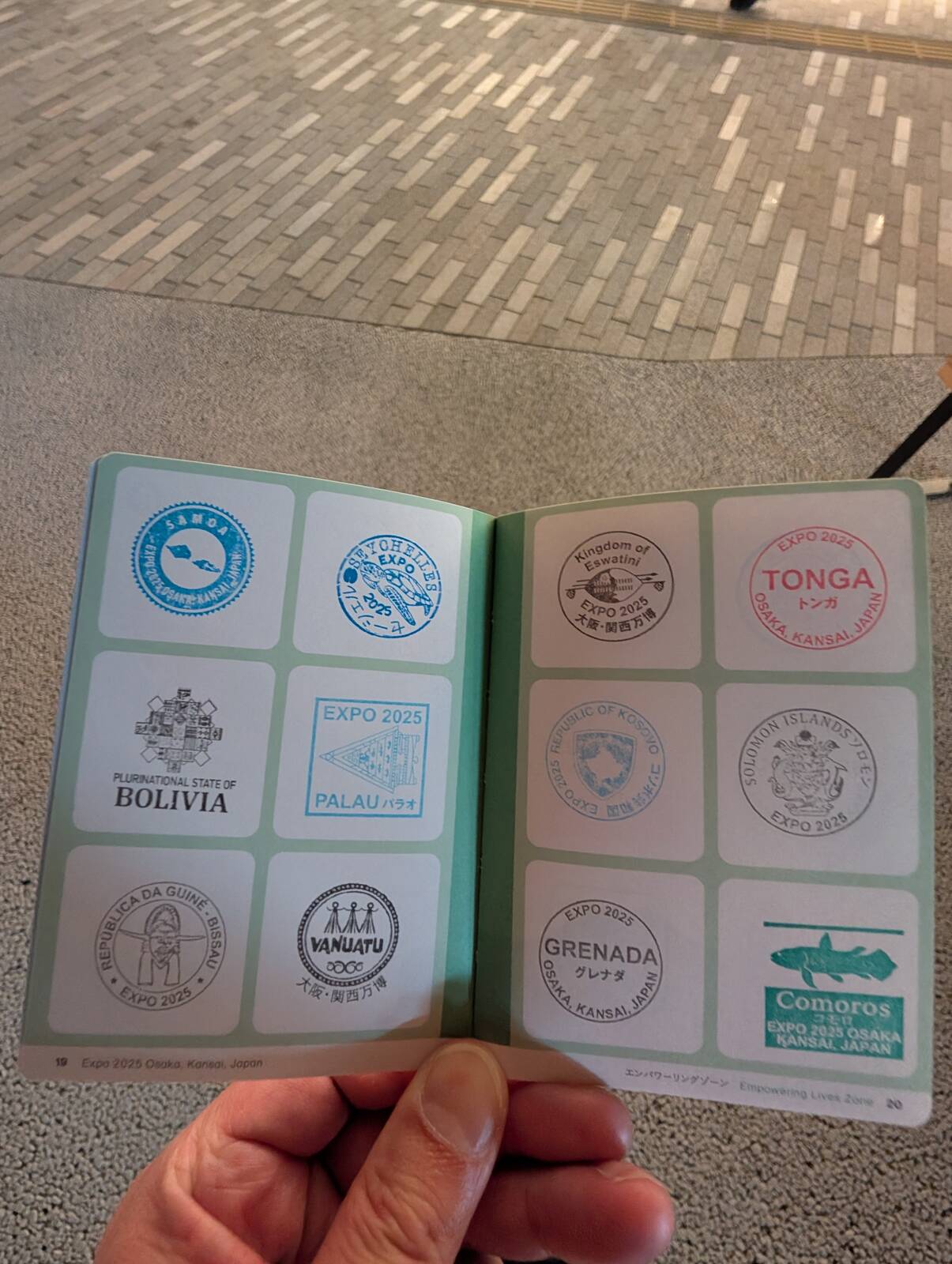 スタンプの収集