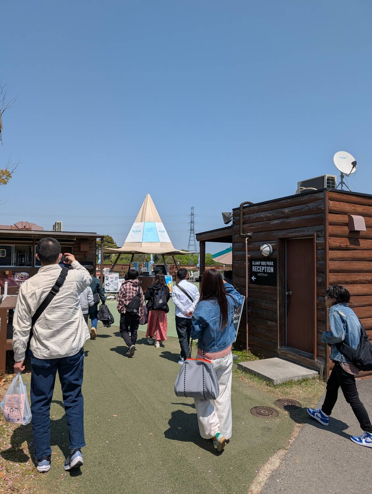 BBQ会場へ移動