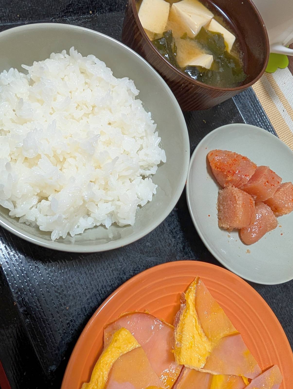 本日の朝食兼昼食