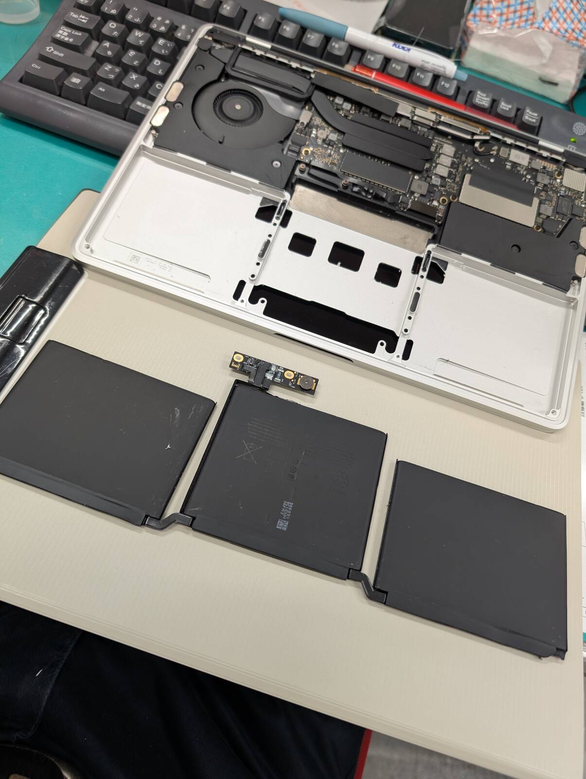 MacBookProのバッテリー
