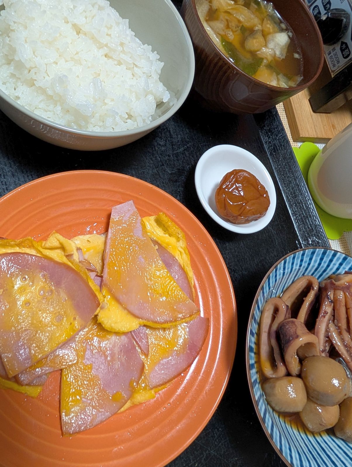 本日の朝食兼昼食