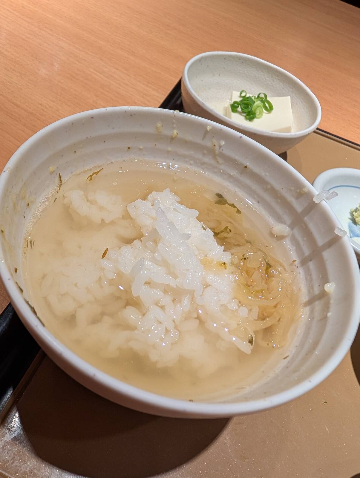 お茶漬けでお替わり