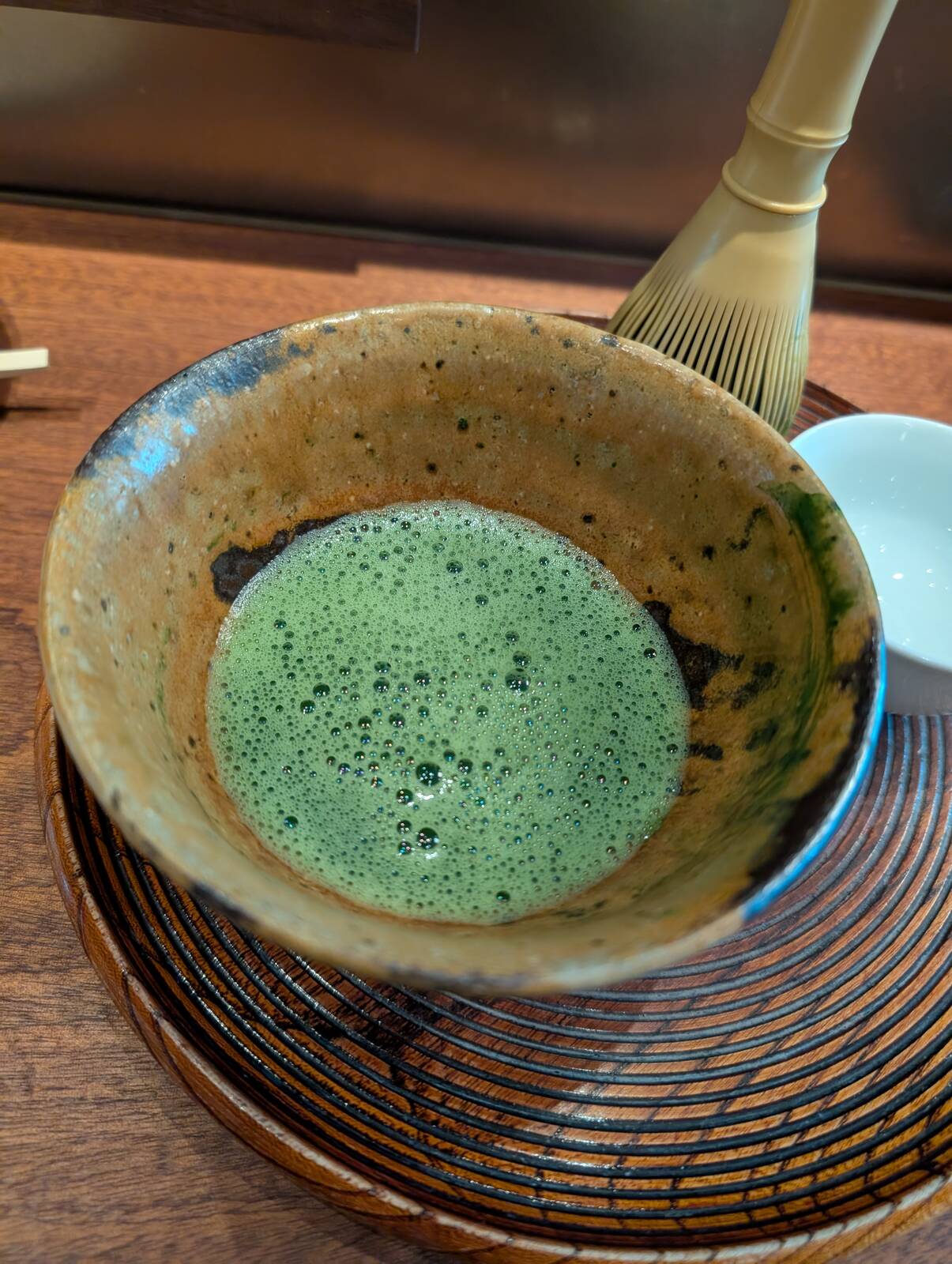 お茶を点てる