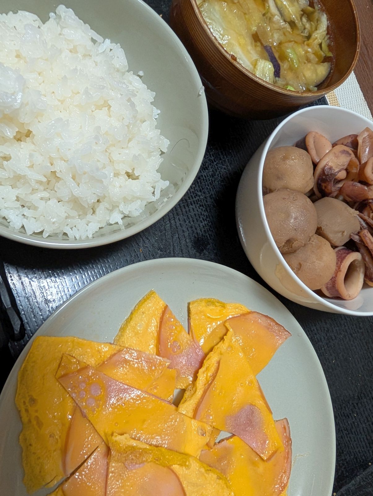 本日の朝食兼昼食
