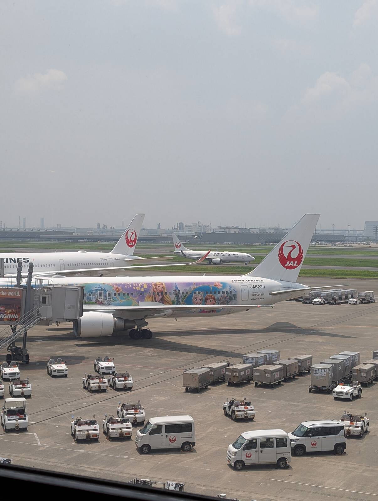 往路の飛行機