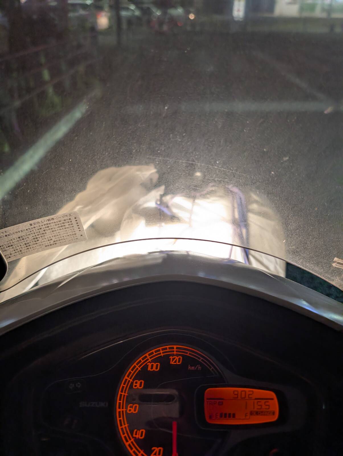 バイクのヘッドライト