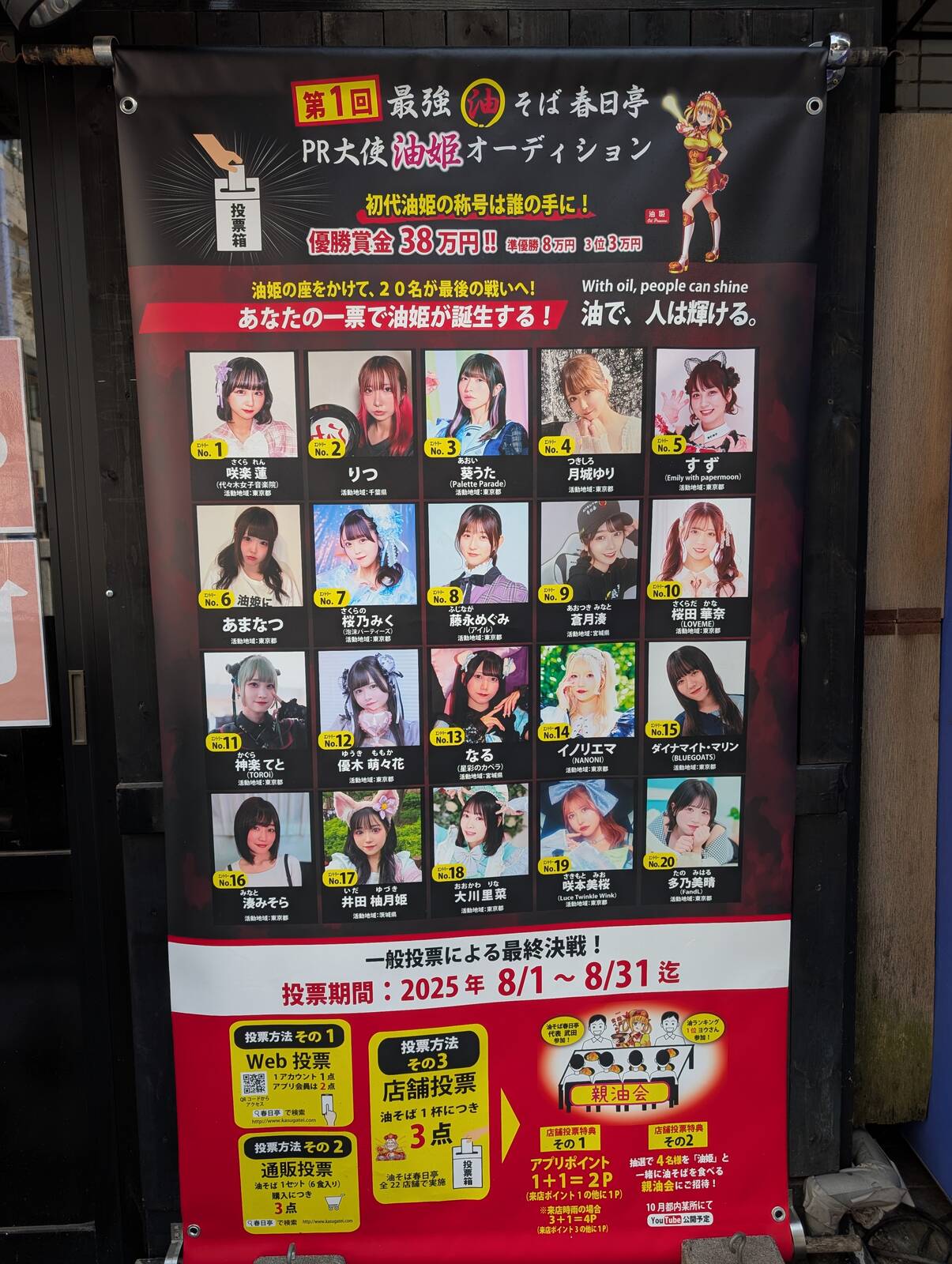 エントリーメンバー