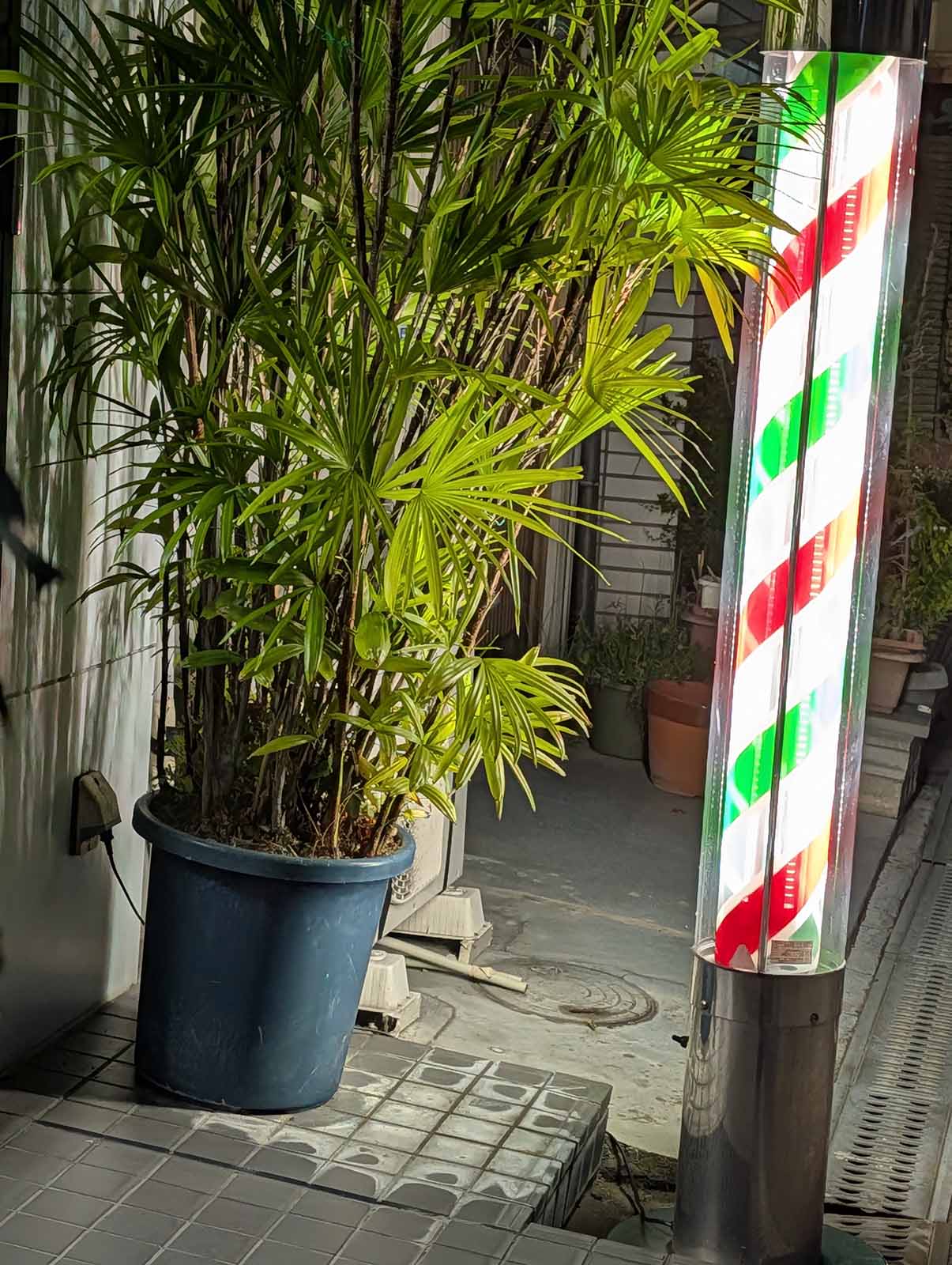 散髪終了