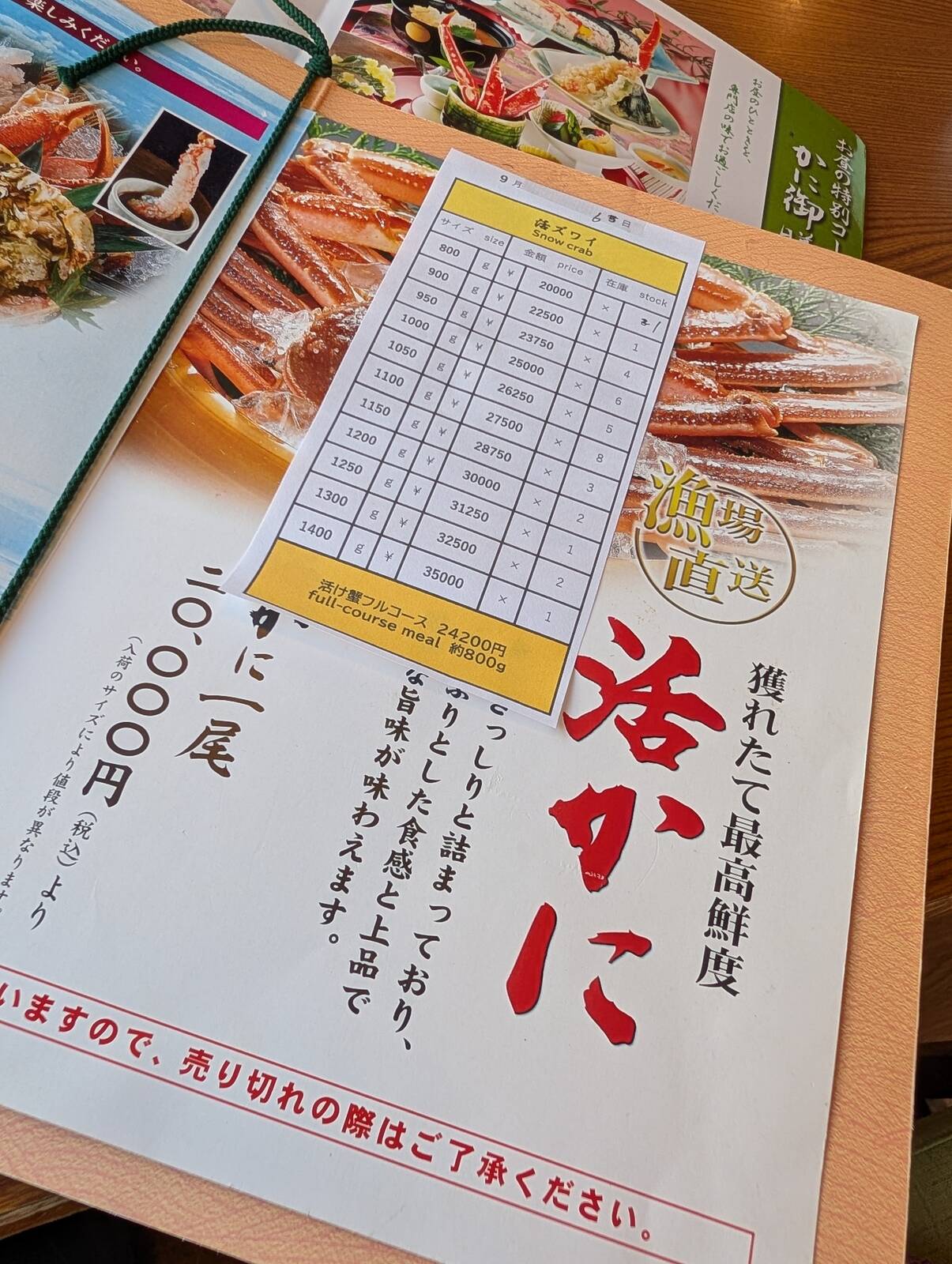 活かに