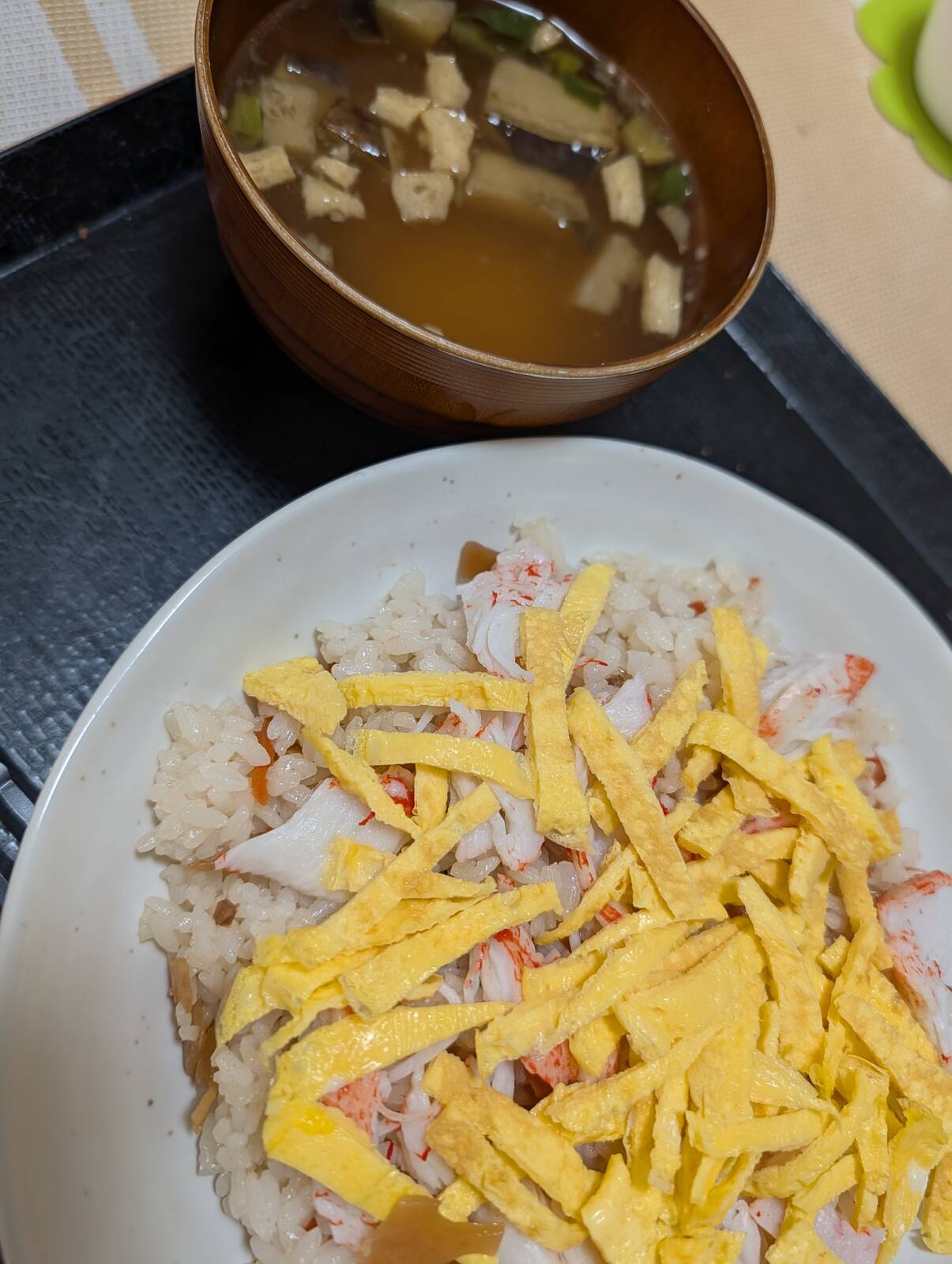 本日の朝食兼昼食
