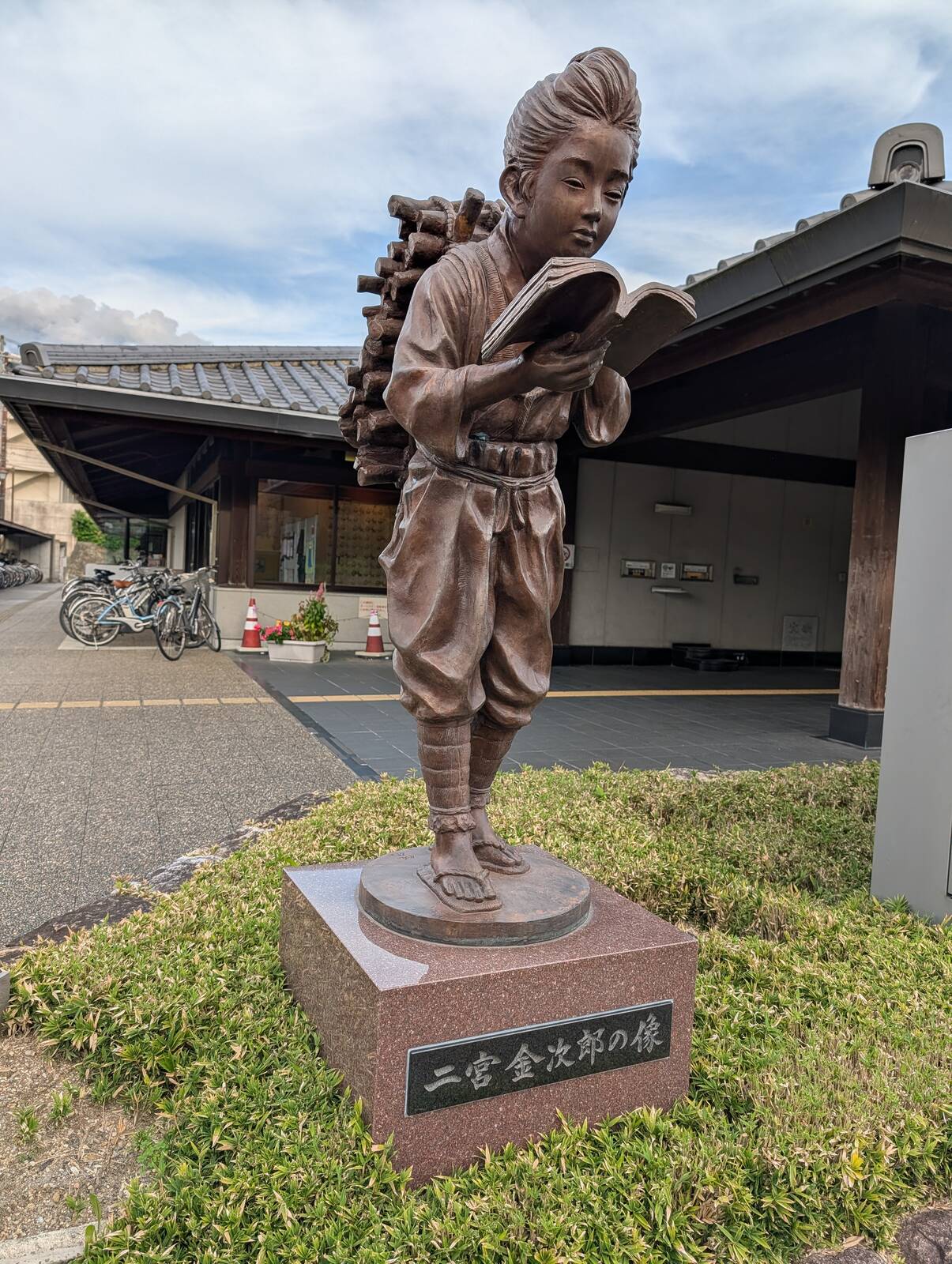 二宮金次郎の像２