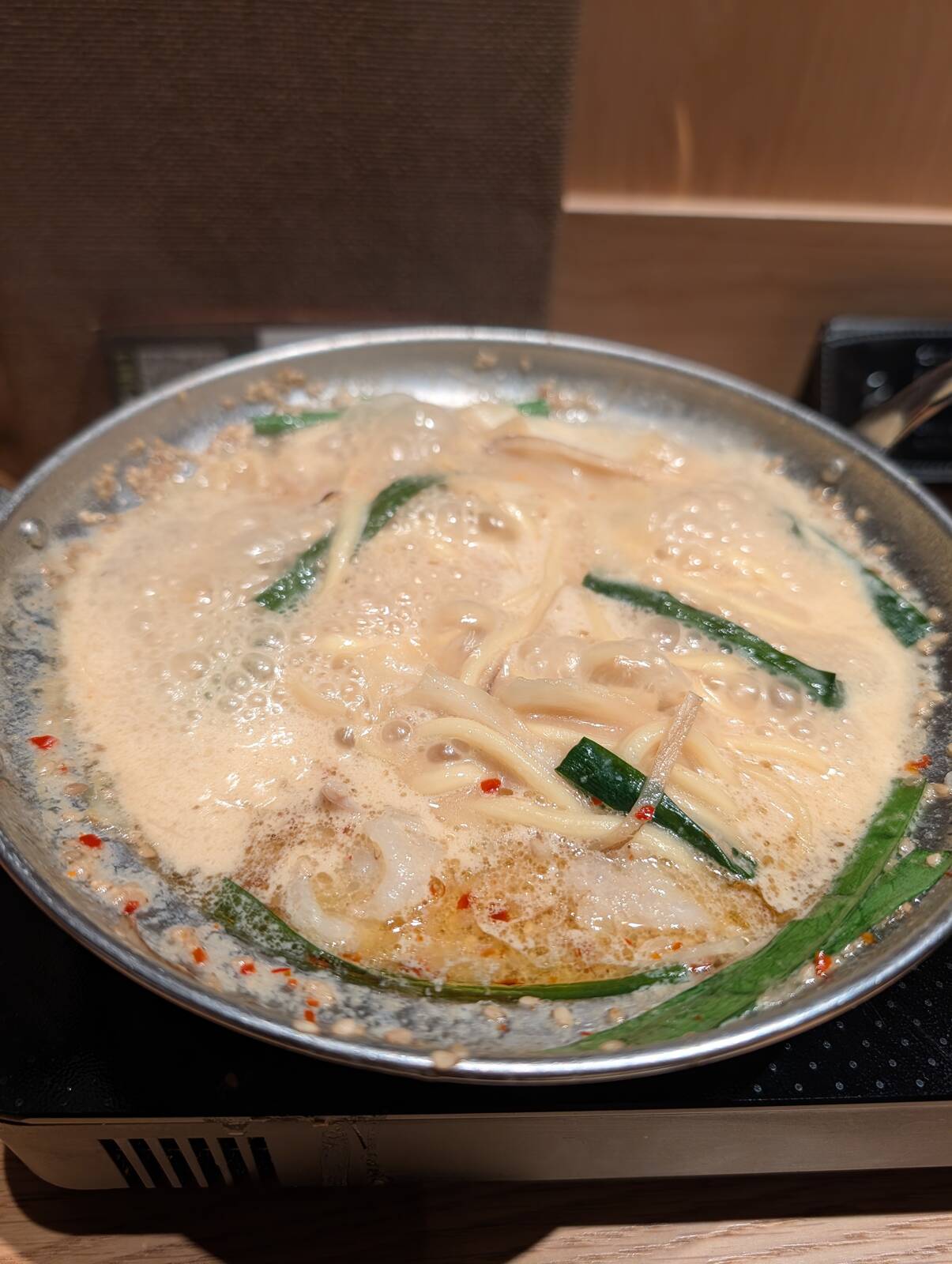 麺の煮込み