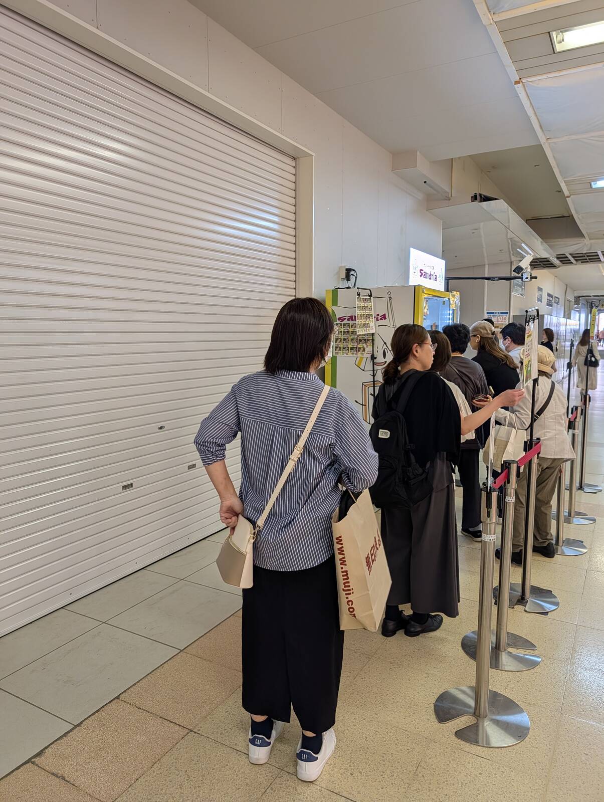 自販機の行列