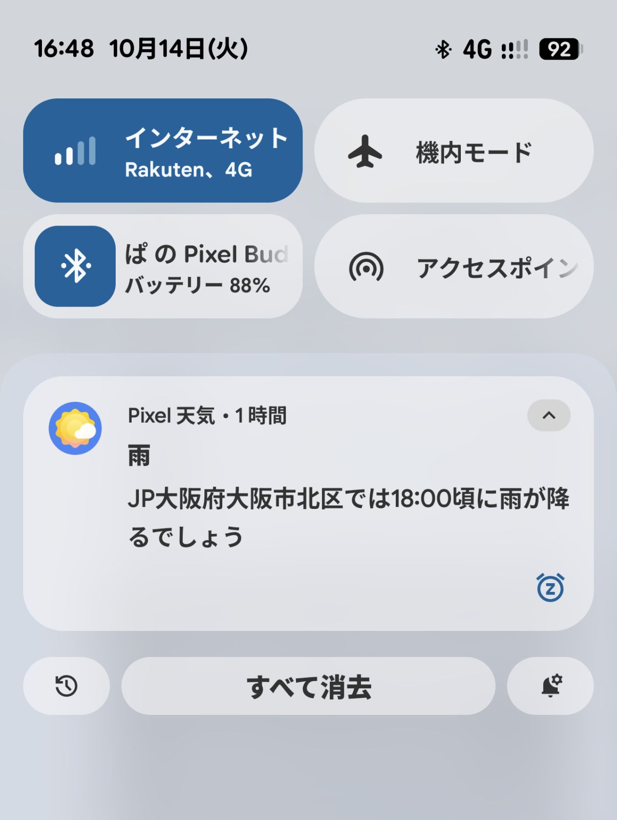 今後の天気