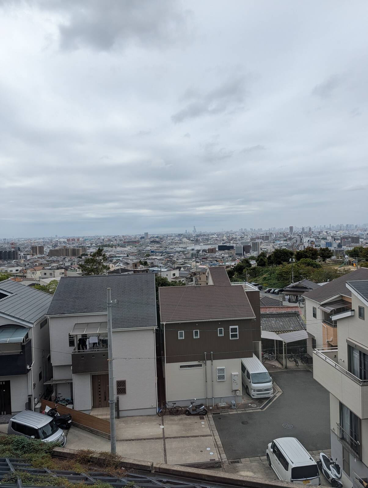 大阪平野方面