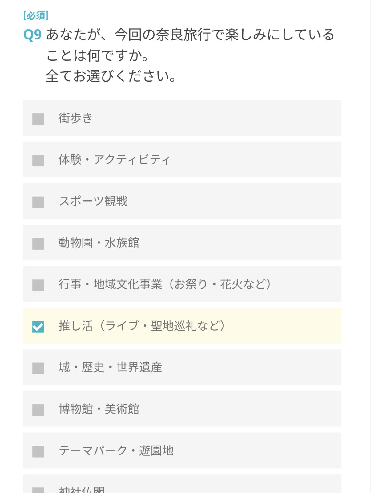 奈良旅行で楽しみにしていること