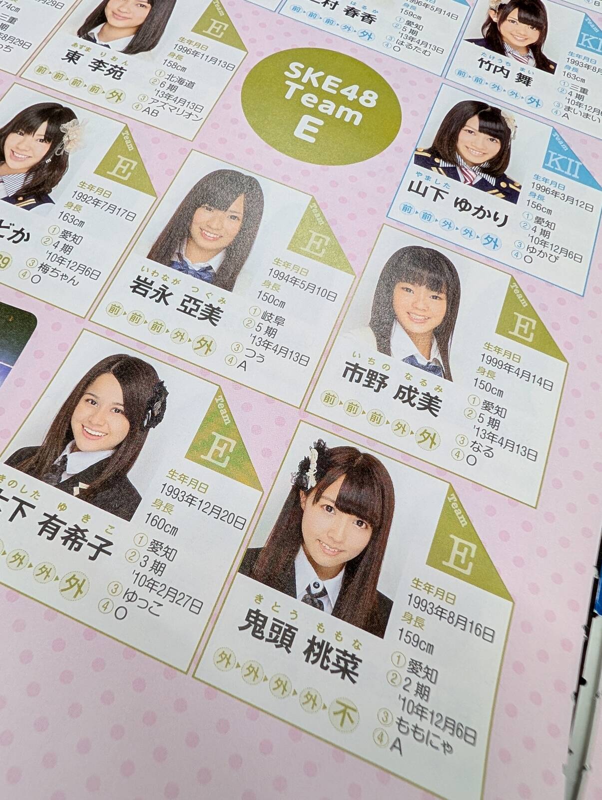 TeamEのメンバー