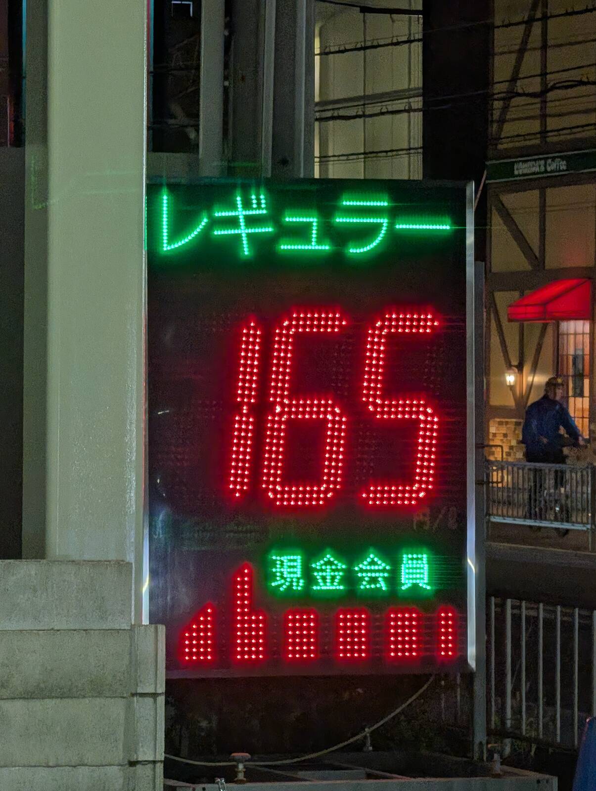今回の給油量
