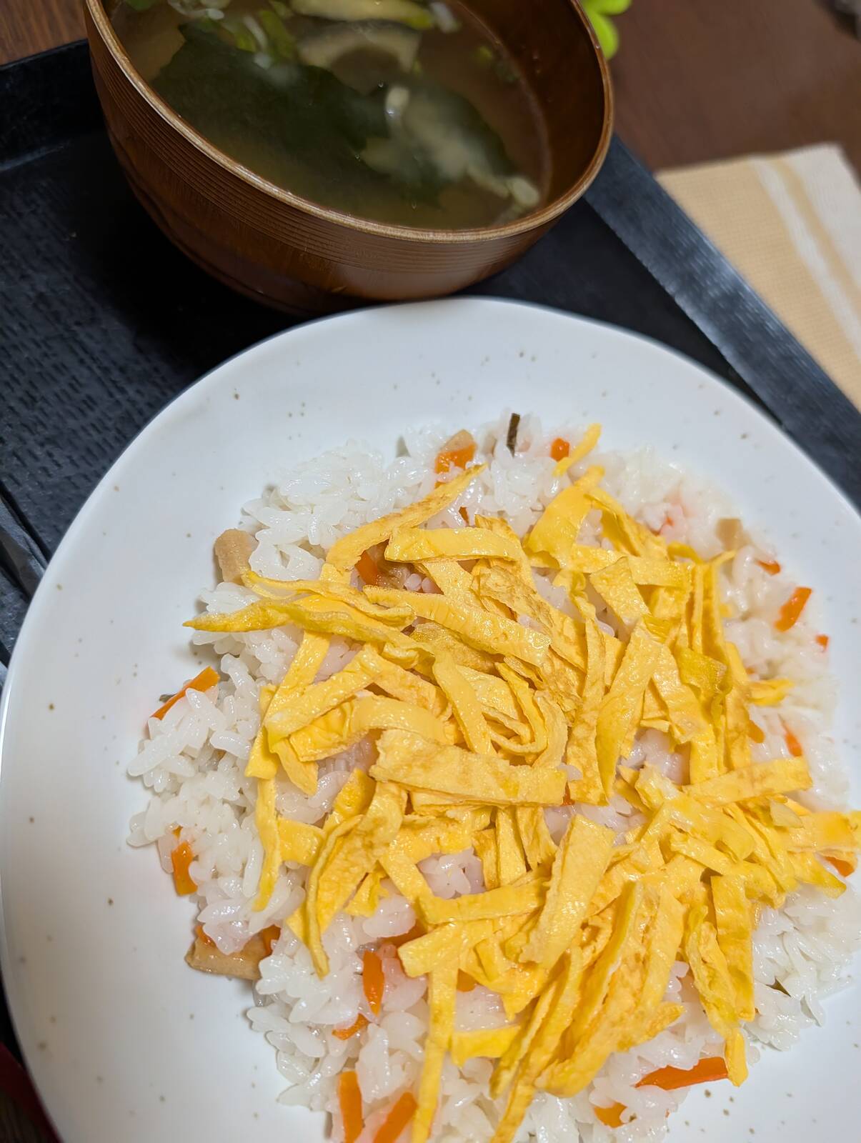 本日の朝食兼昼食