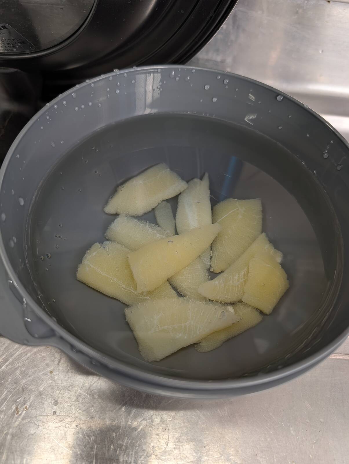 数の子の塩抜き