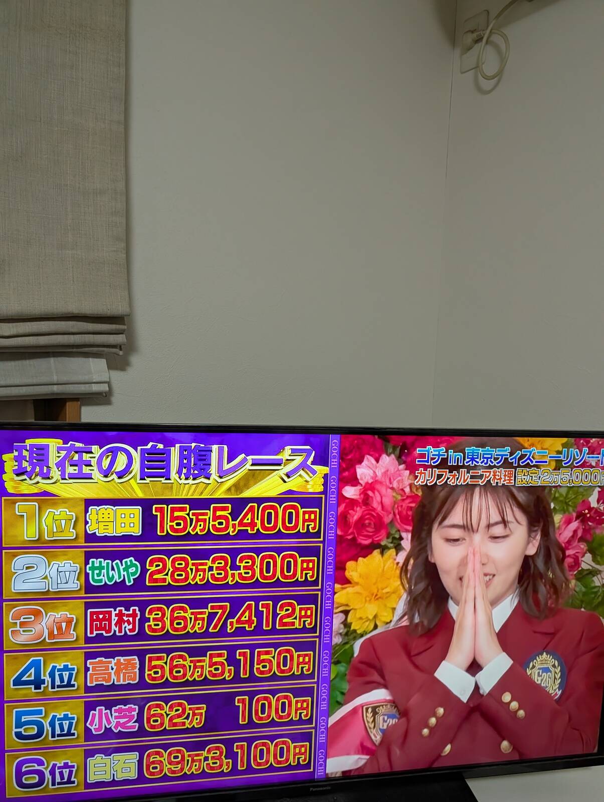 現在の自腹レース