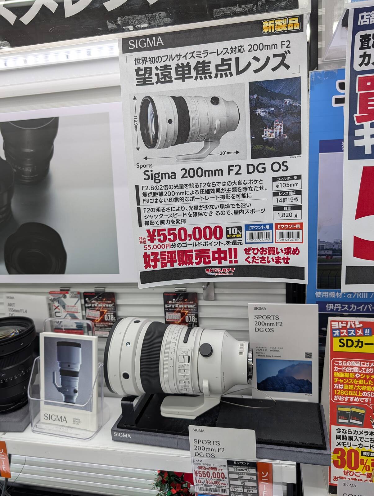 望遠単焦点レンズ