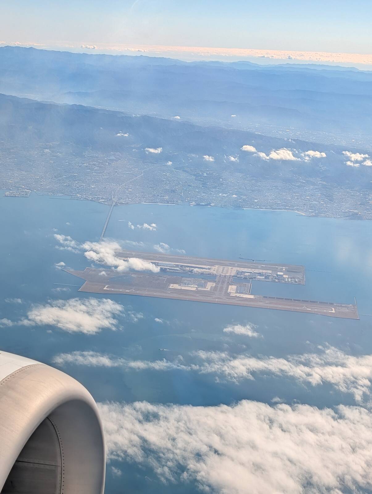 上から見る関空