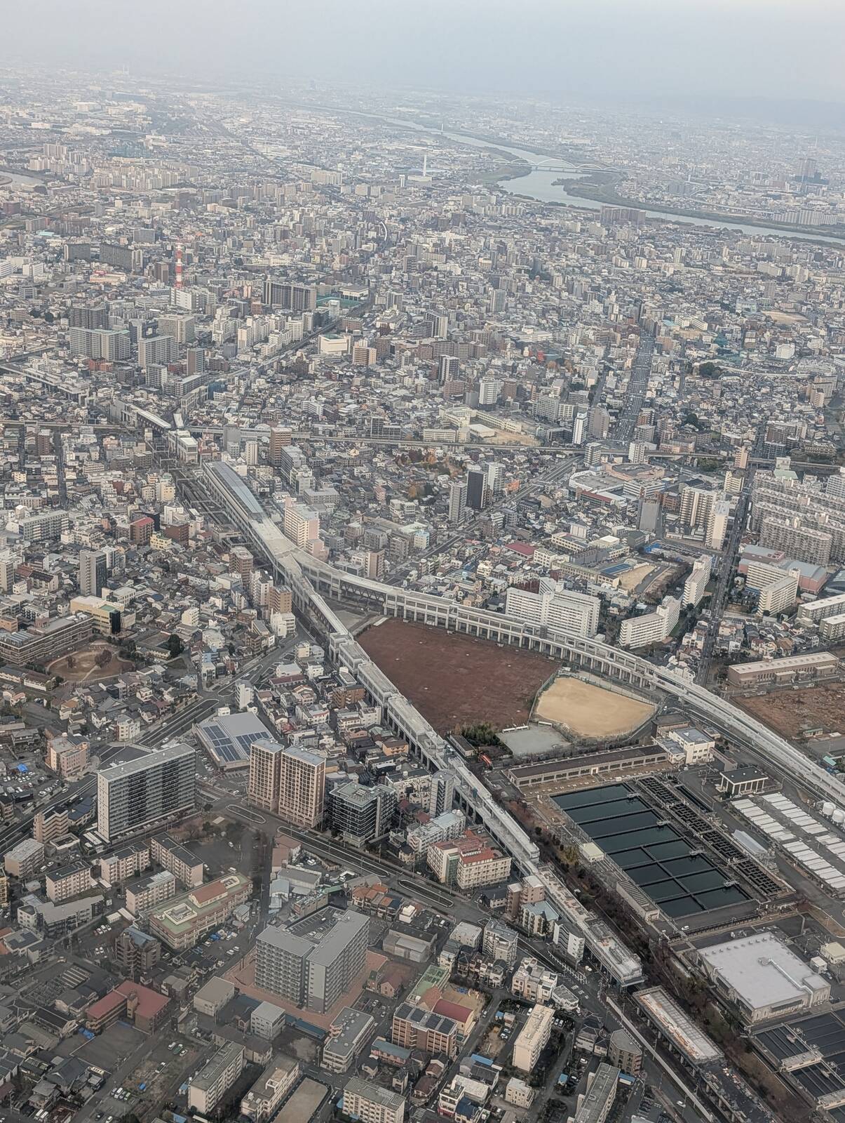 阪急千里線の高架工事