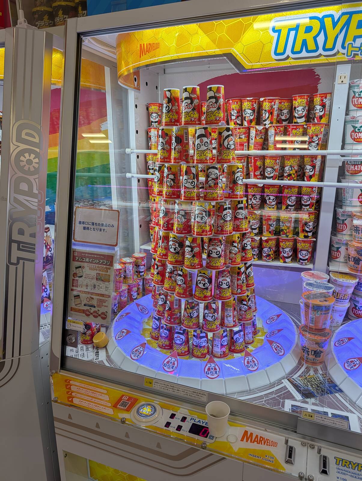 本日のアミューズメント機