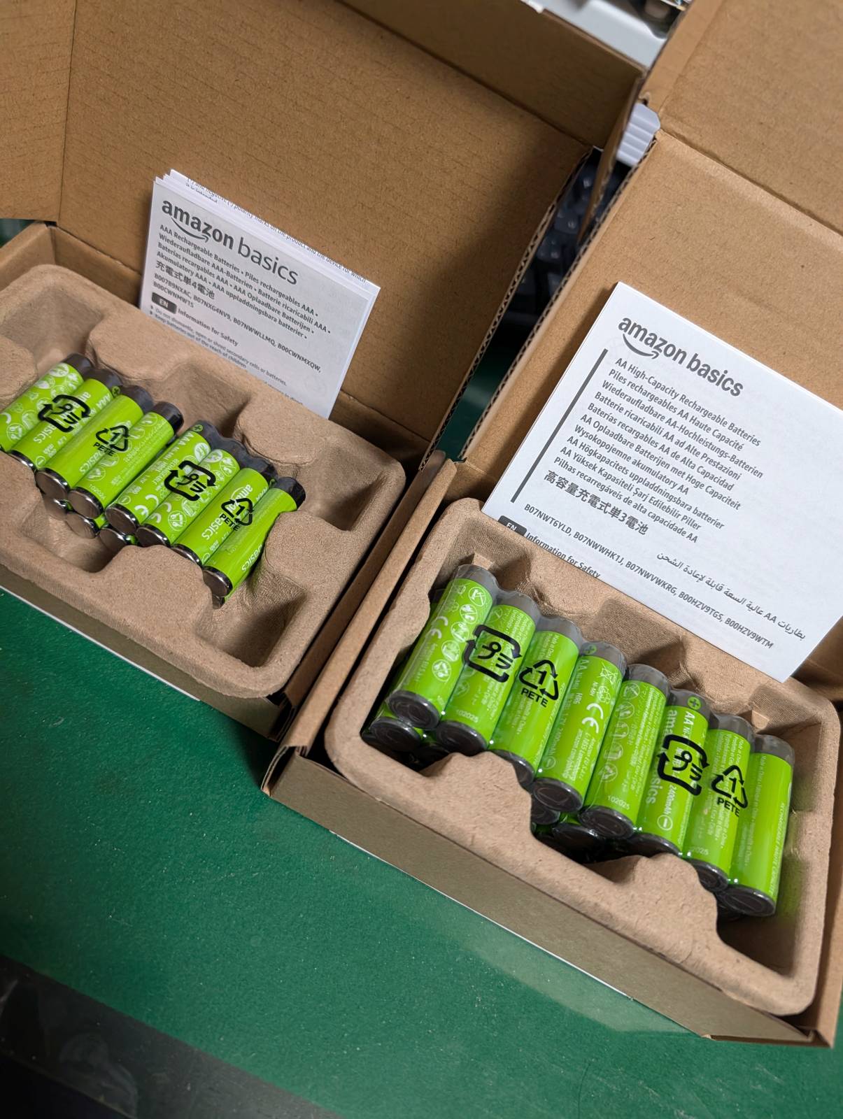 Amazonの二次電池