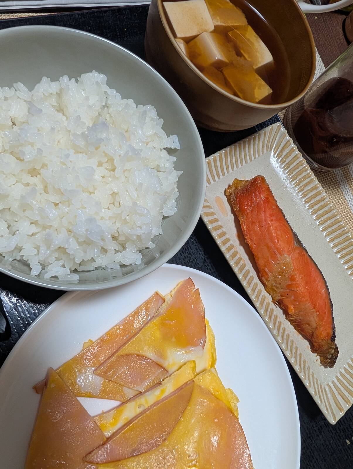 本日の朝食兼昼食