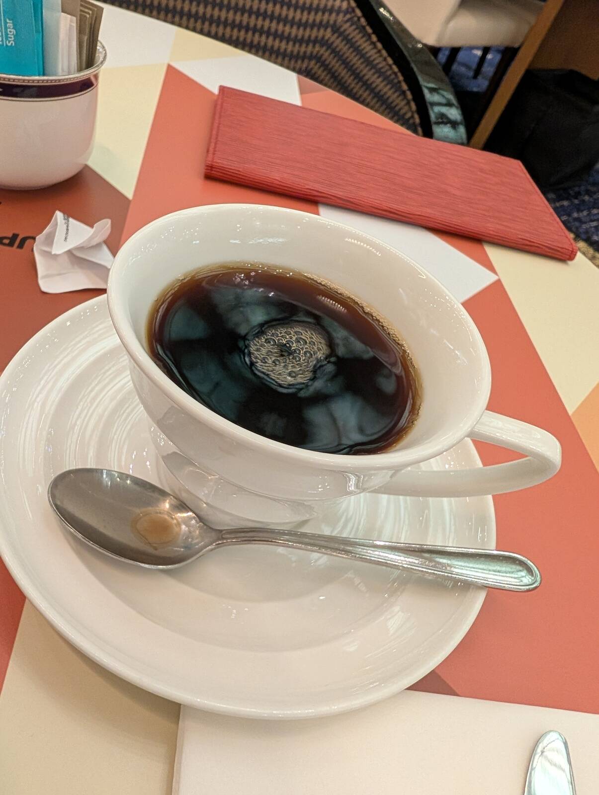 コーヒーのお代わり