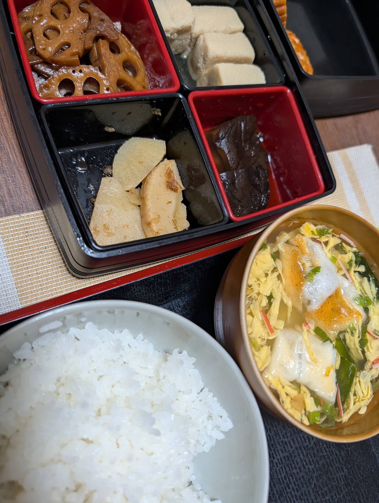 本日の朝食兼昼食
