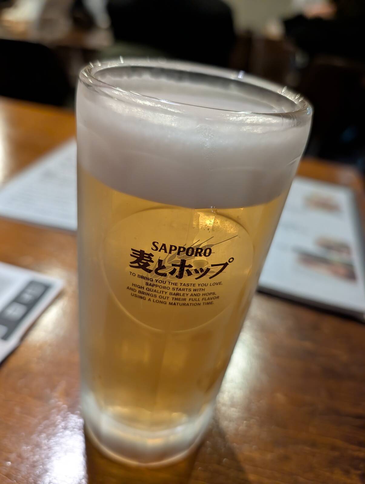 本日のドリンク