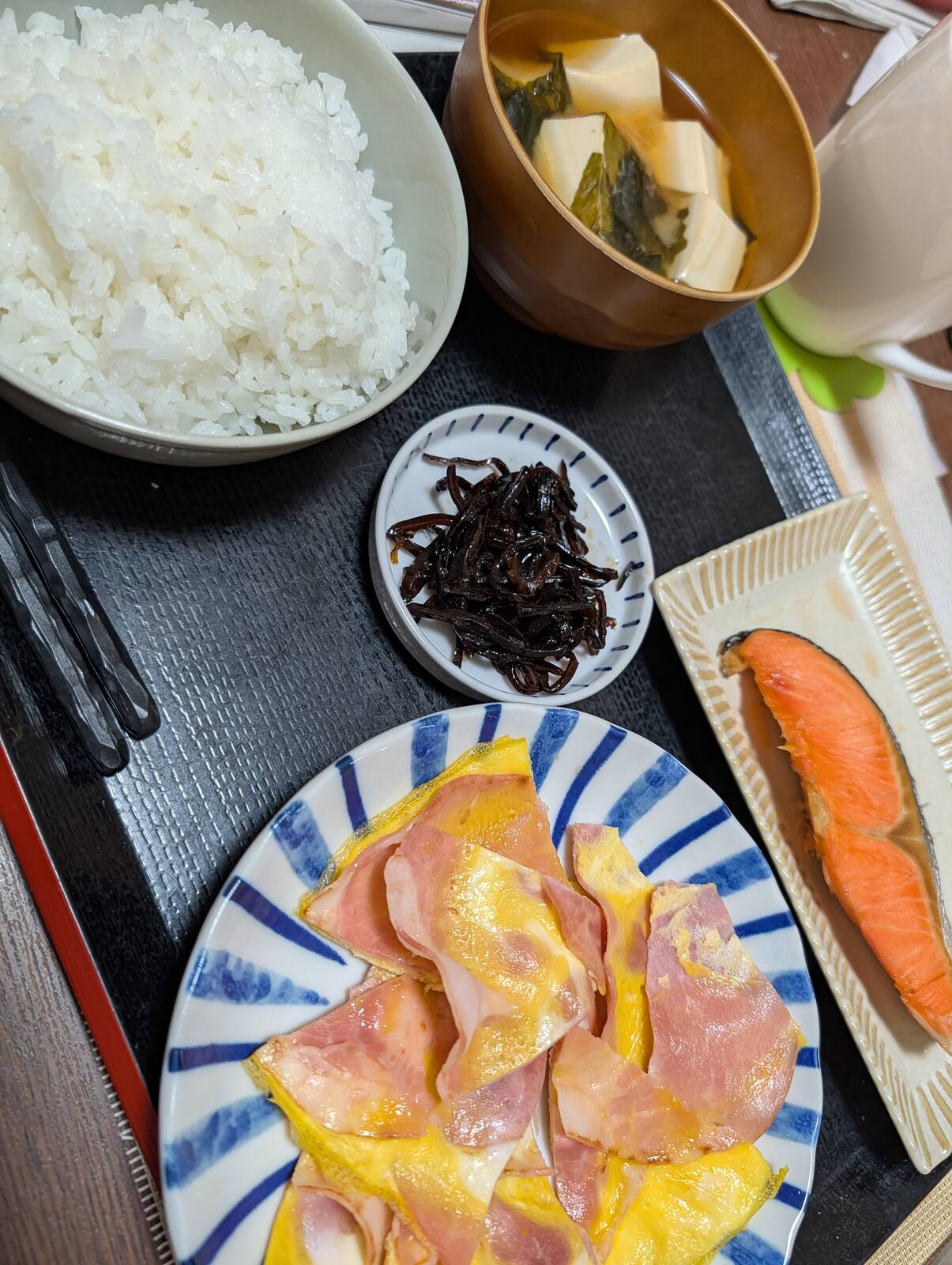 本日の朝食兼昼食
