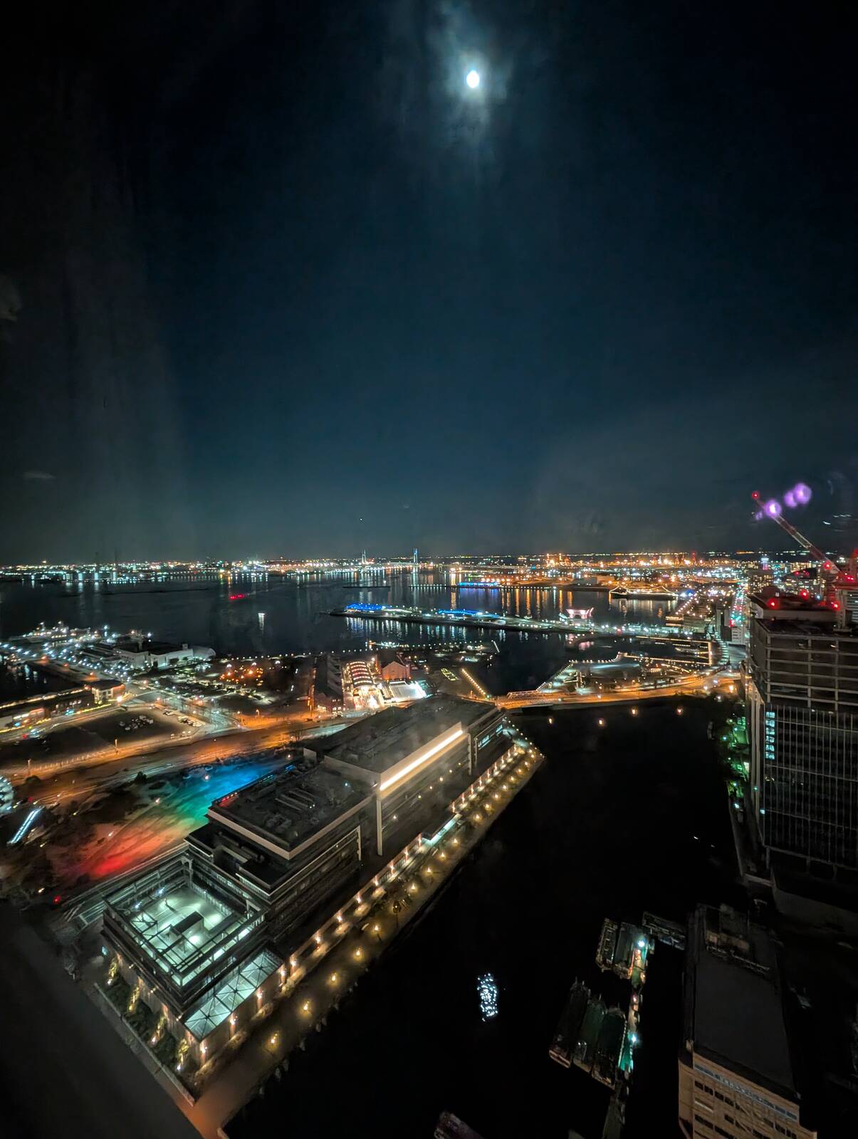 部屋からの夜景