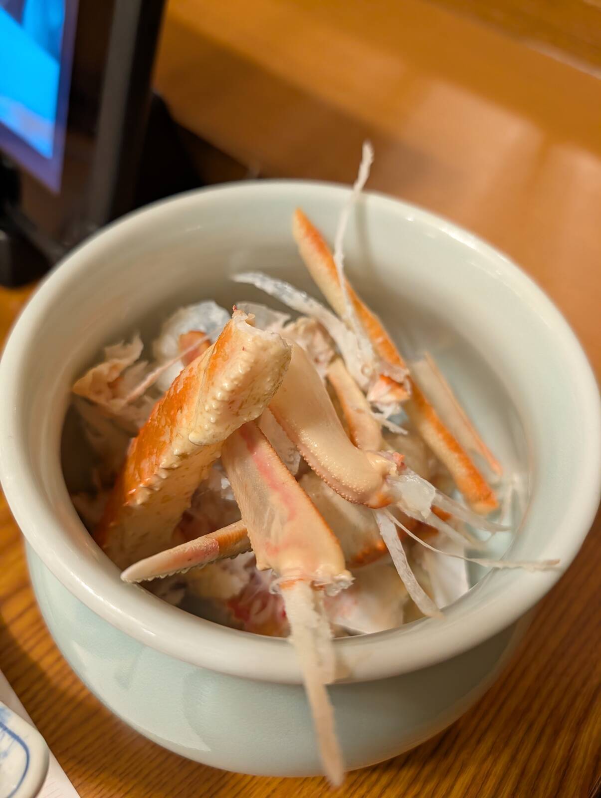 本日のかに殻入れ