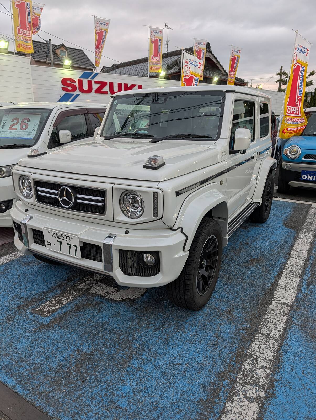 ５ナンバーのベンツ