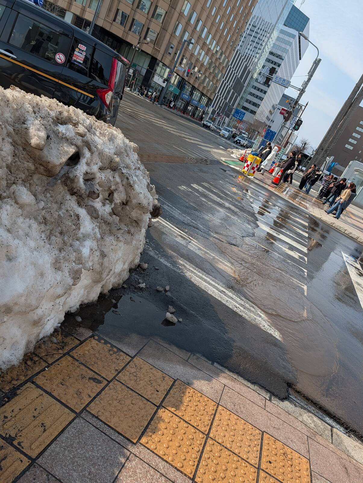 道路の雪
