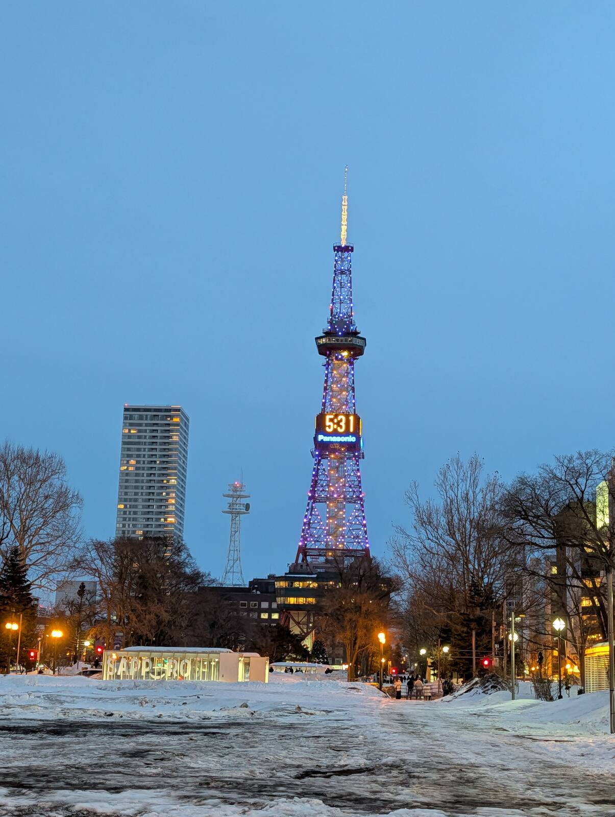 本日のさっぽろテレビ塔