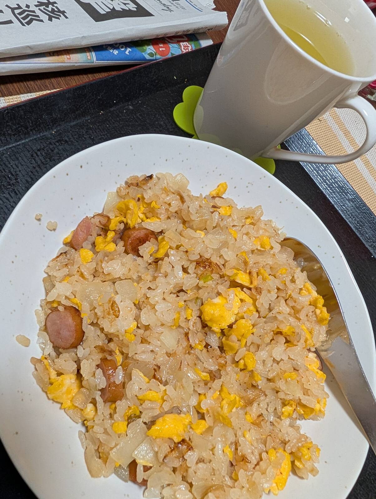 本日の朝食兼昼食