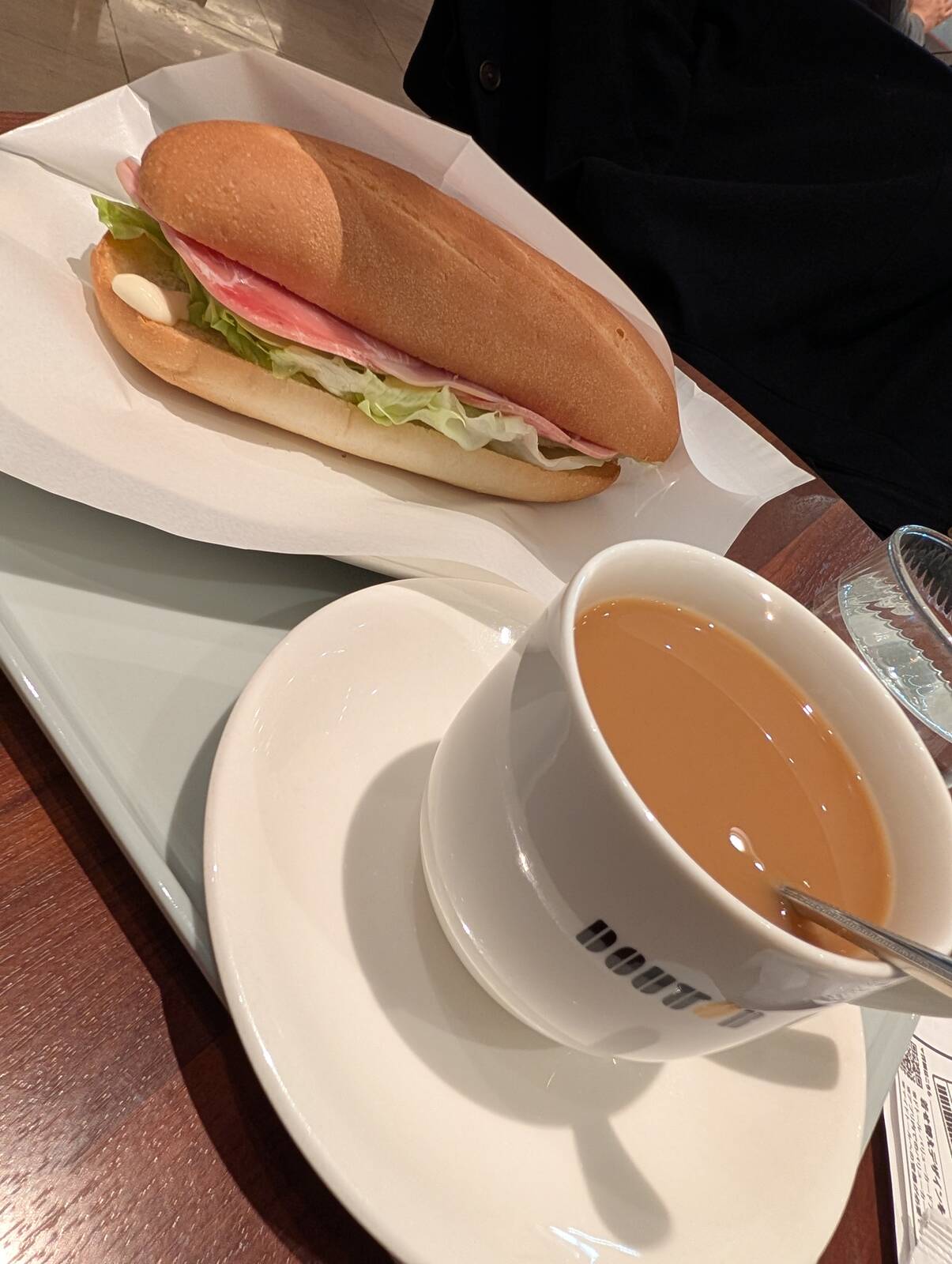 本日の朝食兼昼食