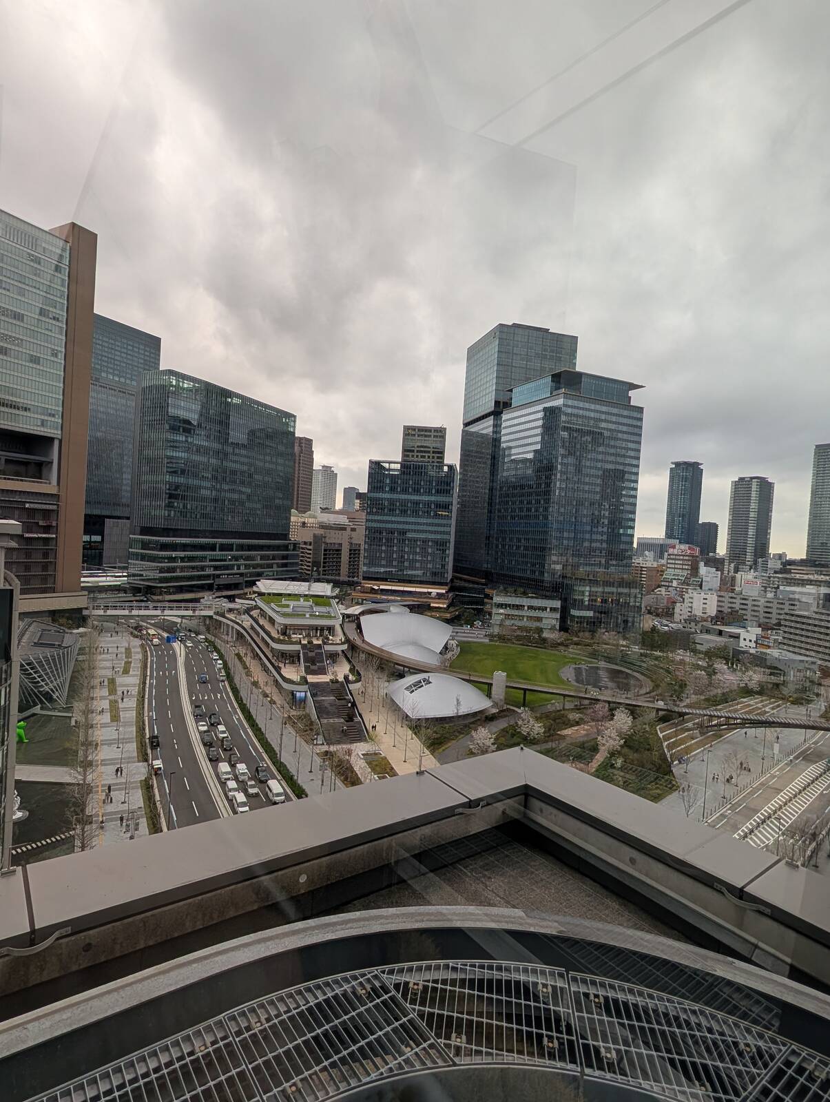 グランフロント大阪からの眺め