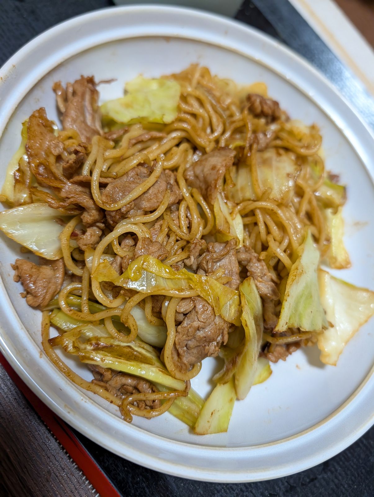 本日の朝食兼昼食