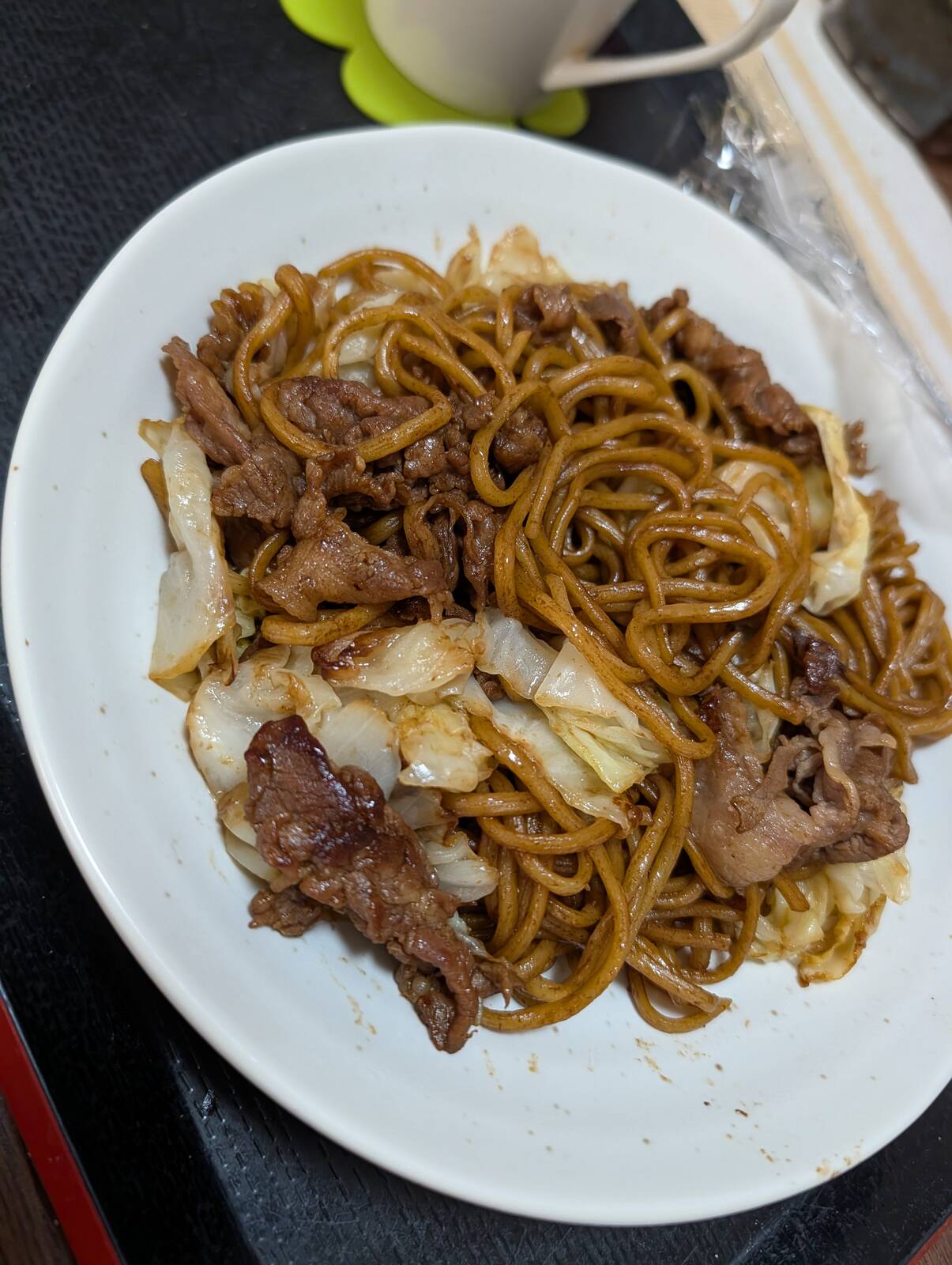 本日の朝食兼昼食