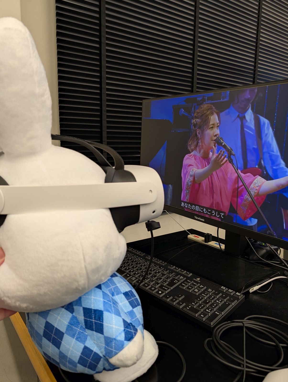 Youtube視聴中のミッフィーさん