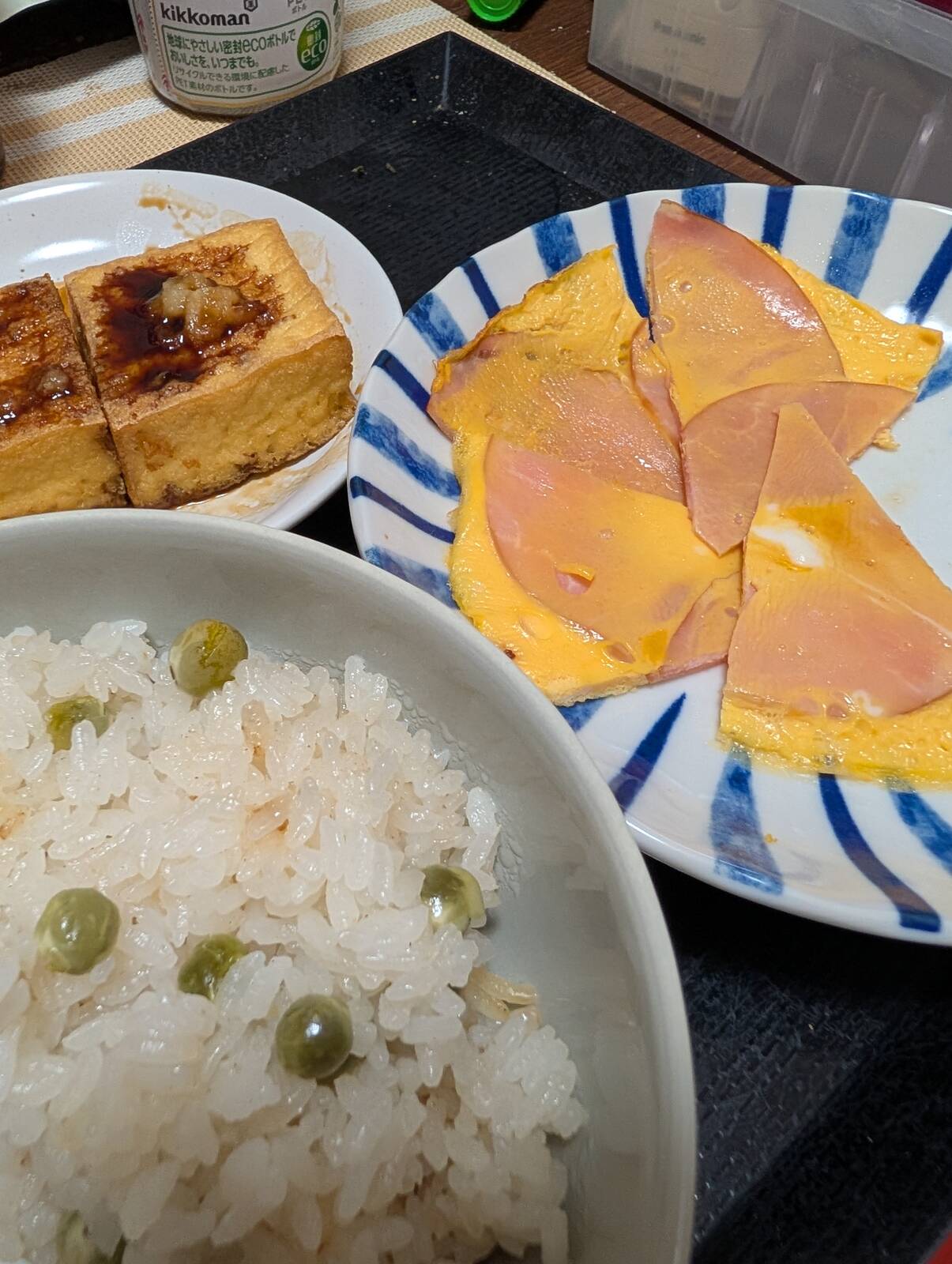 本日の朝食兼昼食